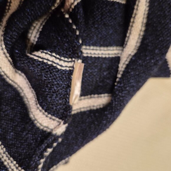 MASSIMO DUTTI Striped Tank Top In Navy - Picture 3 of 9